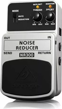 Πετάλι Ηλεκτροακουστικών Οργάνων Behringer NR300 Noise Gate Ασημί