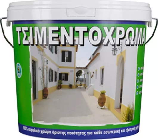 Τσιμεντόχρωμα Τσιμεντόχρωμα TSIMENTOXR-3 Ακρυλικό Λευκό 3lt