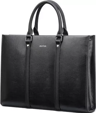 Ανδρική Τσάντα Χαρτοφύλακας Bopai 11-98711 από Δέρμα Μαύρο