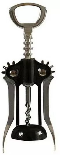 Τιρμπουσόν BigBuy με Πτερύγια Ασημί /Μαύρο