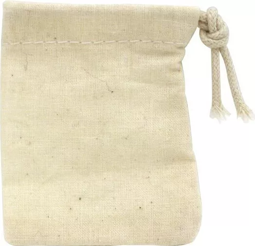 Σακουλάκι Τσαγιού Eco Σετ Υφασμάτινο Φίλτρο Επαναχρησιμοποιούμενο Μπεζ 5.5x7x1cm 5τμχ