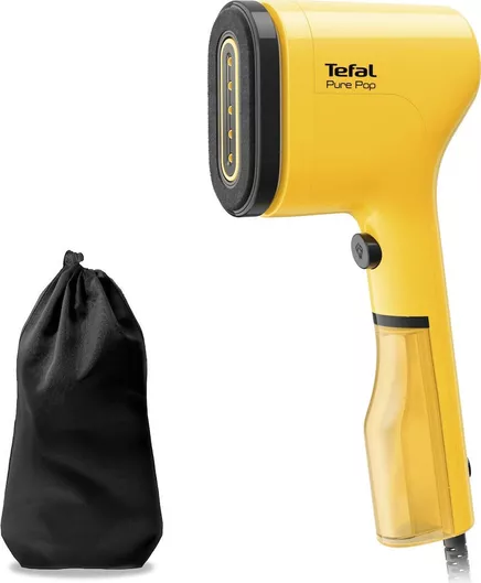Ατμοκαθαριστής Ρούχων Tefal Χειρός 1300W με Δοχείο 70ml Κίτρινο