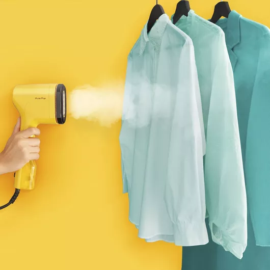 Ατμοκαθαριστής Ρούχων Tefal Χειρός 1300W με Δοχείο 70ml Κίτρινο