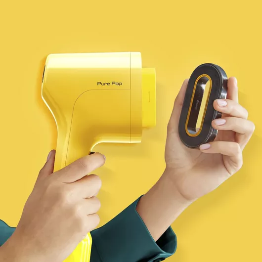 Ατμοκαθαριστής Ρούχων Tefal Χειρός 1300W με Δοχείο 70ml Κίτρινο