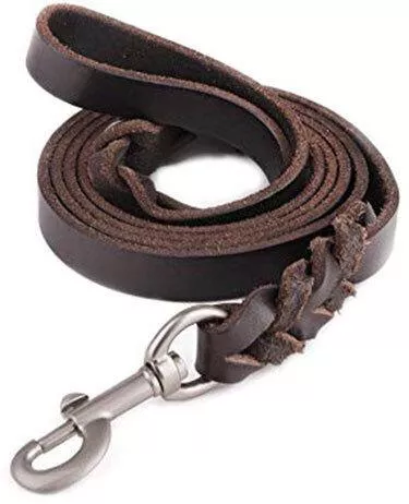 Λουρί Σκύλου Δερμάτινο 120cm Καφέ