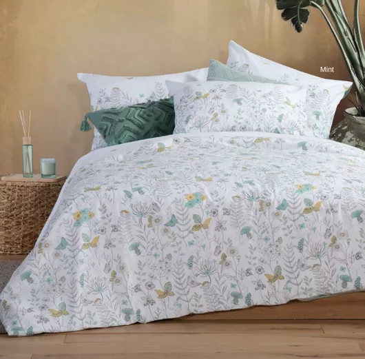 Μαξιλαροθήκη Nef-Nef Spring Mood Mint 52x72cm