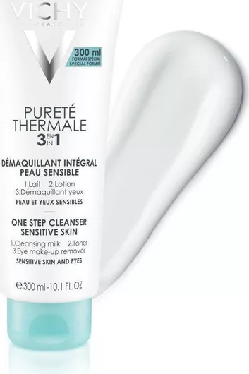 Vichy Purete Thermale 3 In 1 Γαλάκτωμα Αφαίρεσης Μακιγιάζ Προσώπου & Ματιών 300ml