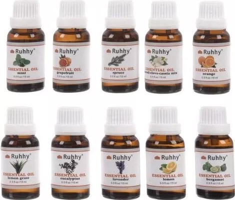 Αιθέρια Έλαια Σετ 15ml Essentials Oil 20.5x17x3.5cm 10τμχ