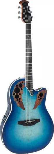 Ηλεκτροακουστική Κιθάρα Ovation Celebrity Elite Exotic Plus Super Shallow Cutaway Blue