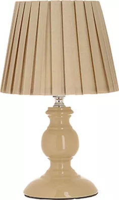 Πορτατίφ Inart 6-15-620-0002 με Μπεζ Καπέλο & Μπεζ Βάση