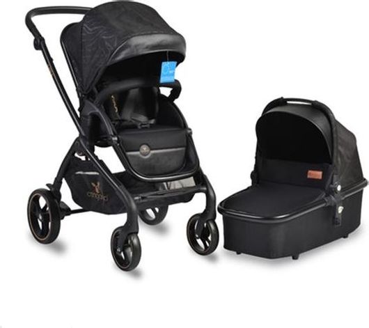 Πολυκαρότσι Cangaroo Mira 2 in 1 Μαύρο