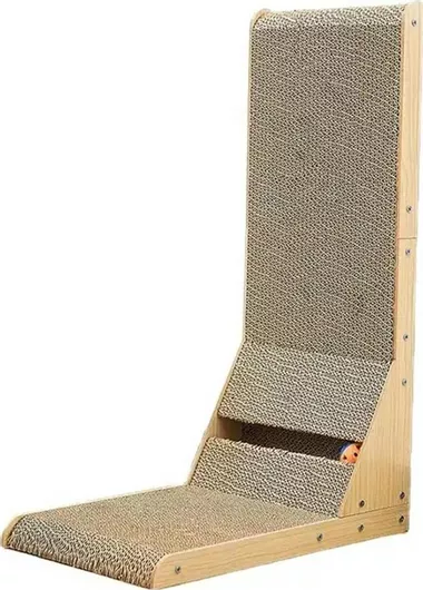 Γατόδεντρο Γωνιακό 40x24x50cm Καφέ