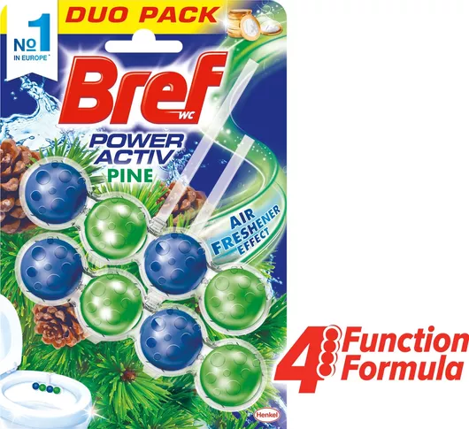 Καθαριστικό Λεκάνης Bref Power Active Block Pine 2x50gr