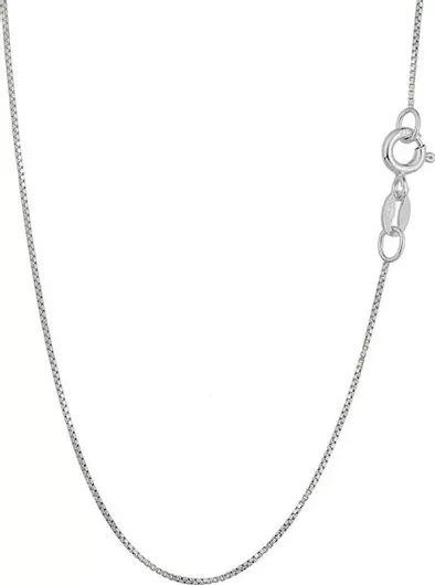 Αλυσίδα Λαιμού Amor Amor από Ασήμι 925 Cuban 45cm