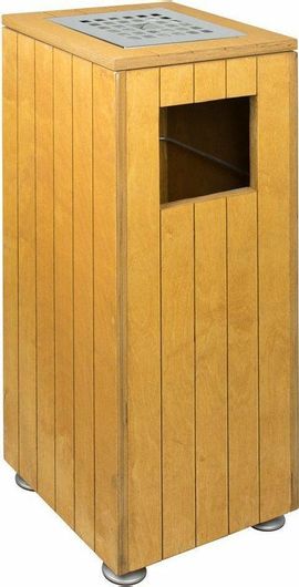 Κάδος Απορριμμάτων Ξύλινος 65lt Καφέ