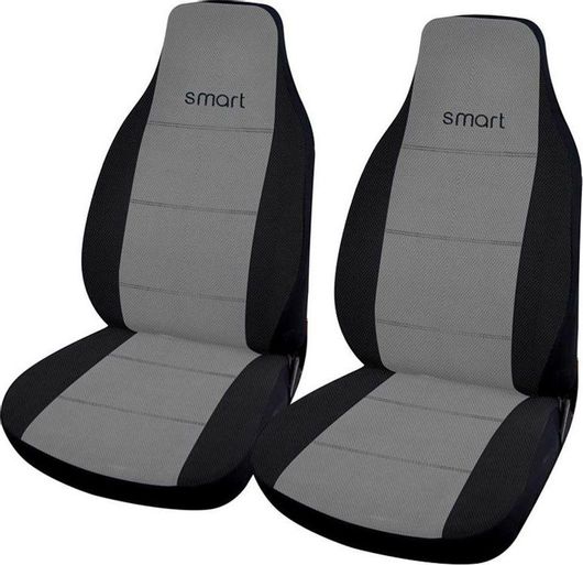 Καλύμματα Αυτοκινήτου Autoline Smart Polymesh Μπροστινά ΠολυεστερικάΣετ 2τμχ Γκρι