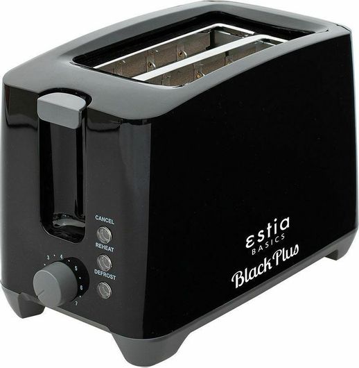 Φρυγανιέρα Estia 06-12250 2 Θέσεων 750W Μαύρο