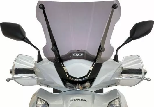 Ζελατίνα Μοτοσυκλέτας Wrs Scooter Ho050Fs για Honda Sh 150 I Abs 20-22 / Honda Sh 350 I Abs 21 Σκούρο Φιμέ