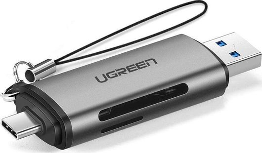 Card Reader Ugreen Type-C για SD / microSD Γκρι