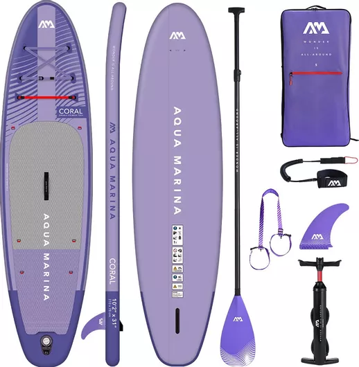 Σανίδες SUP Aqua Marina 28345 105kg 310x78cm All Around Μοβ