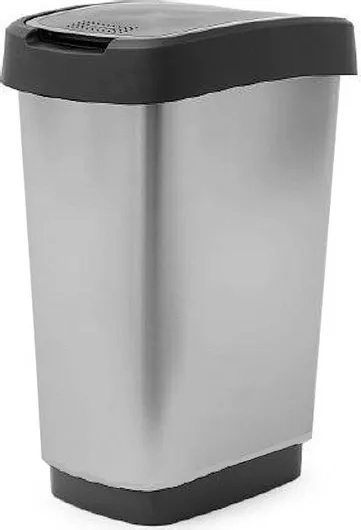 Κάδος Απορριμμάτων Delta Cleaning Πλαστικός 50lt Γκρι