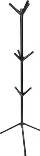 Καλόγερος Μεταλλικός 48x48x154cm Μαύρο