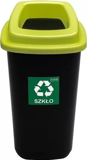 Κάδος Απορριμμάτων Delta Cleaning Πλαστικός Ανακύκλωσης 90lt Πράσινο