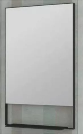 Καθρέπτης Μπάνιου Savvopoulos 8584-7583 Ορθογώνιο 70x80cm Μαύρο