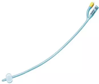 Ουροκαθετήρας Folley Σιλικόνης Μπλε Rusch Νούμερο 14 Πράσινος