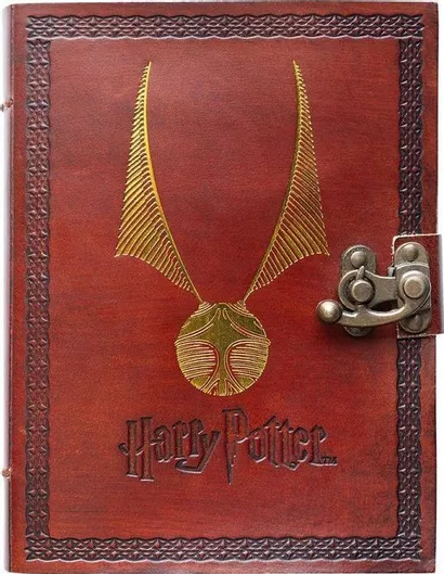 Σημειωματάριο Harry Potter με Εξώφυλλο από Premium Faux-Leather 13x18cm A5