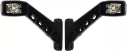 Φώτα Όγκου Φορτηγού 2XMAR780 LED 12 / 24V IP66 128mm Σετ 2τμχ Κίτρινο / Κόκκινο / Λευκό