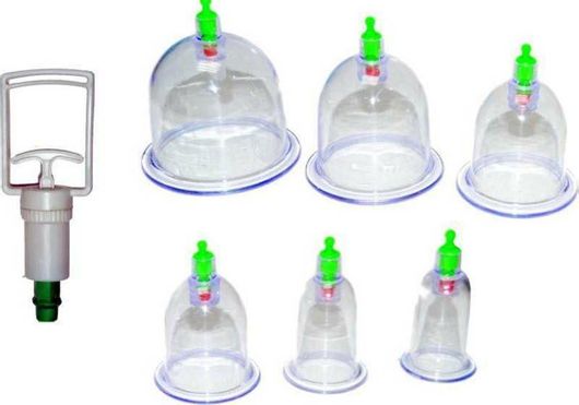 Βεντούζες 81005PVA00CL για Παραδοσιακή Θεραπεία Σετ 18τμχ