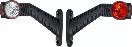 Φώτα Όγκου Φορτηγού PL0006+PL0007 Σετ Τριπλά Πλευρικά LED 12 / 24V 2τμχ Kίτρινα / Κόκκινο / Λευκό