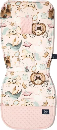 Κάλυμμα Καροτσιού La Millou Princess Powder Διπλής Όψης 36.5x85cm Ροζ