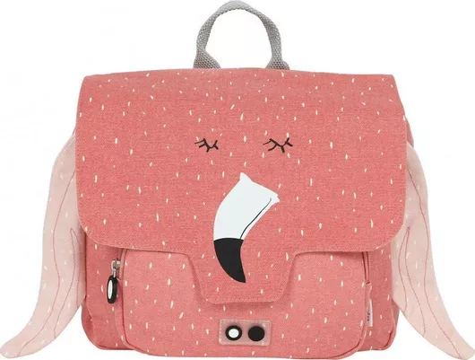 Σχολική Τσάντα Πλάτης Δημοτικού Trixie Mrs Flamingo Ροζ