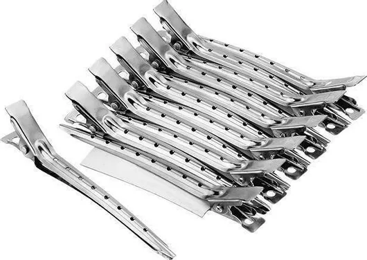 Σετ Κλιπ Μαλλιών Hair Tools Μεταλλικά 12τμχ