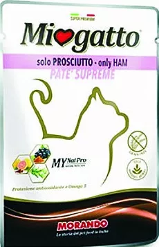 Φακελάκι Γάτας Miogatto Pate Supreme Χοιρινό 12Χ85gr