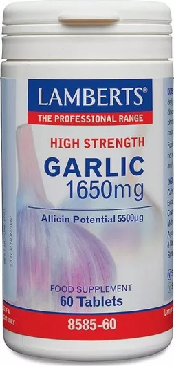 Lamberts Garlic 1650mg 60 Ταμπλέτες