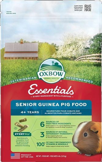 Τροφή Oxbow για Ινδικό Χοιρίδιο Essentials Senior 1.81kg