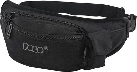 Τσαντάκι Μέσης Polo Hiker από Ύφασμα Μαύρο