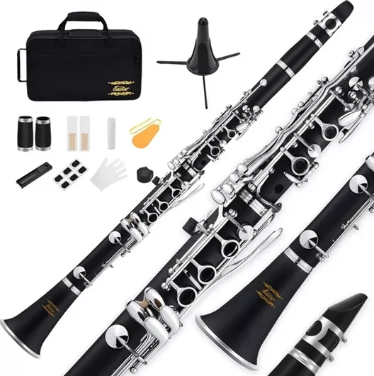 Κλαρινέτο Eastar ECL-300 Bb Boehm με Βάση & Θήκη Προστασίας & Αξεσουάρ Σετ 11τμχ Μαύρο