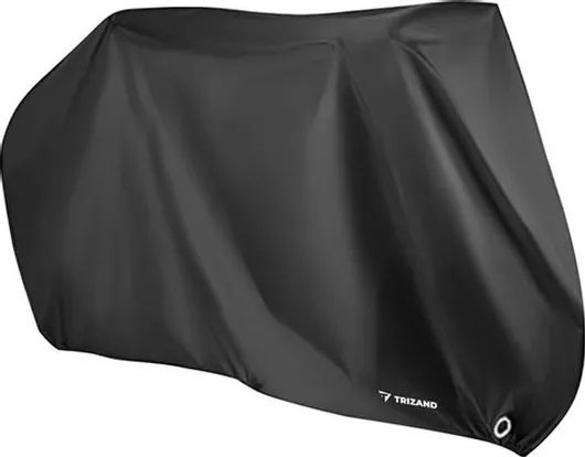 Κουκούλα Ποδηλάτου Trizand 00022271 Αδιάβροχη 190x68x110cm Μαύρο