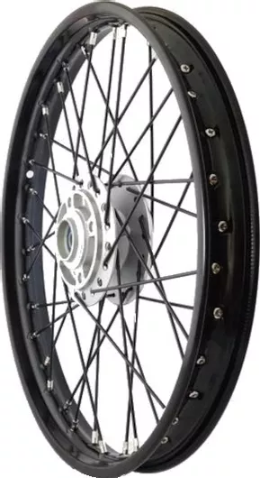 Τροχός Μοτοσυκλέτας Μπροστά Union 52220011 για Honda C-50 6V / C-50 12V με Ρουλεμάν Μαύρο