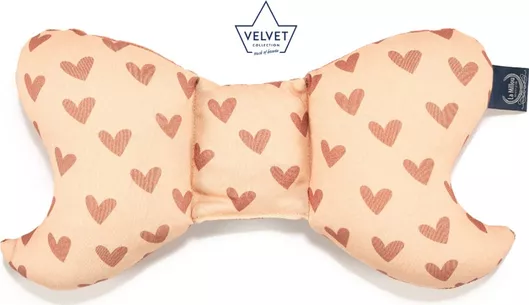 Μαξιλαράκι Καροτσιού La Millou Organic Jersey Angel's Wings Heartbeat Ροζ