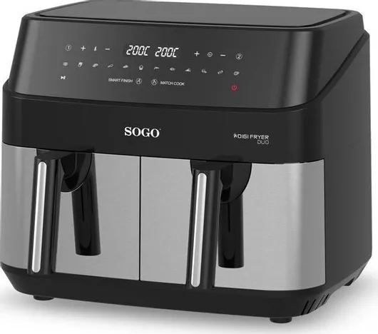 Φριτέζα Αέρος Sogo  FRE-SS-10845 9lt Ασημί