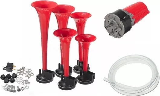 Κόρνα Αυτοκινήτου TRO42 με Συμπιεστή 12V Πεντάφωνη Μελωδία La Cucaracha