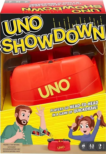 Επιτραπέζιο Παιχνίδι Mattel UNO Showdown για 2-10 Παίκτες 7+ Ετών