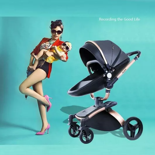 Καρότσι Μωρού Agape 360° 3 σε 1 Μαύρο