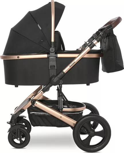 Καρότσι Μωρού Lorelli Boston Ρυθμιζόμενο 3 σε 1 Μαύρο