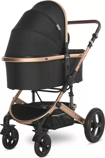 Καρότσι Μωρού Lorelli Boston Ρυθμιζόμενο 3 σε 1 Μαύρο